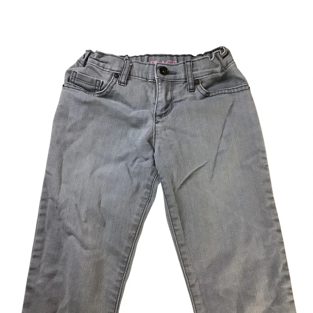 The Children's Place Skinny‎ Jeans Girls Size 8 Gray Super Skinny Denim School